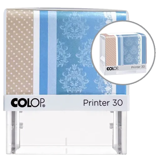 Colop Printer IQ30 Lady Line - biay-niebieski