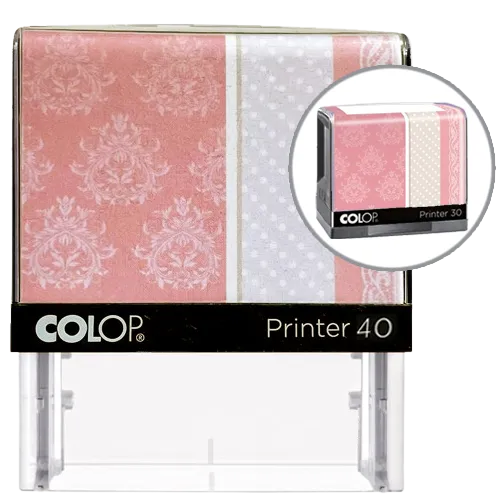 Colop Printer IQ40 Lady Line - czarny-rowy