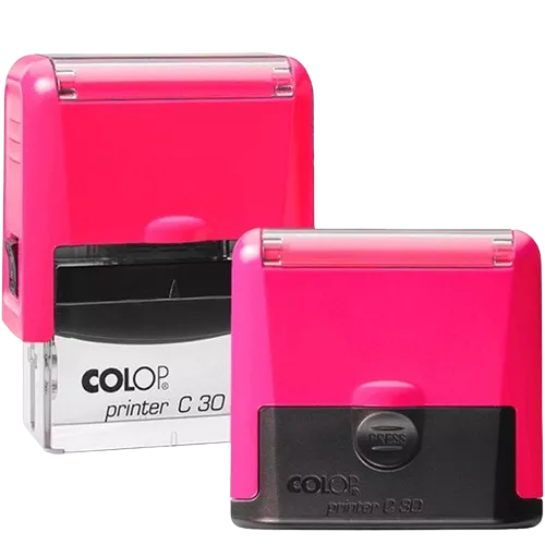 Colop Printer Compact C30 PRO - neonowy rowy