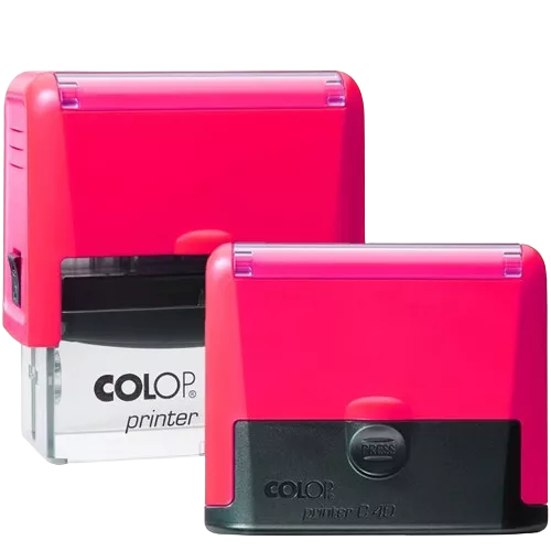 Colop Printer Compact C40 PRO - neonowy rowy