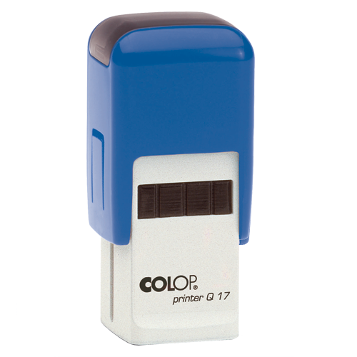 Colop Printer Q17 kwadratowa - niebieski