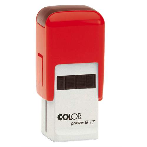 Colop Printer Q17 kwadratowa - czerwony