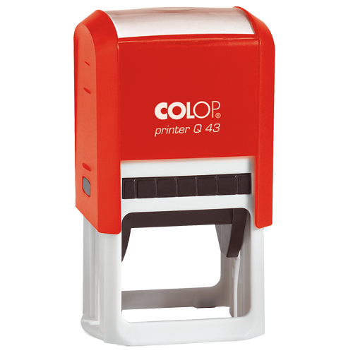 Colop Printer Q43 kwadratowa - czerwony