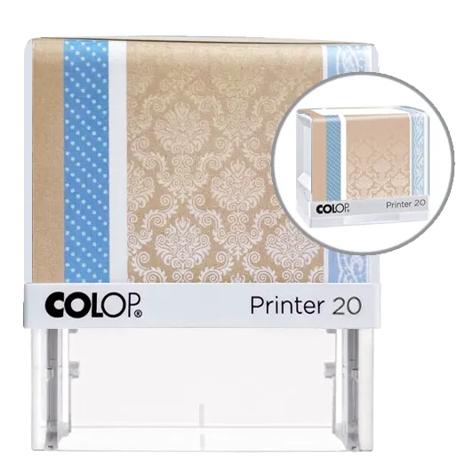 Colop Printer IQ20 Lady Line - biały-beżowy