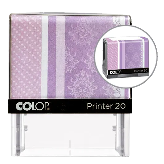 Colop Printer IQ20 Lady Line - czarny-fioletowy
