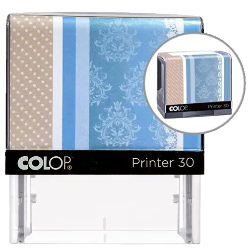Colop Printer IQ30 Lady Line - czarny-niebieski