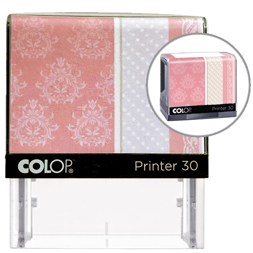 Colop Printer IQ30 Lady Line - czarny-różowy