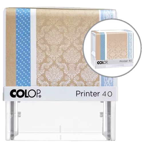 Colop Printer IQ40 Lady Line - biały-beżowy