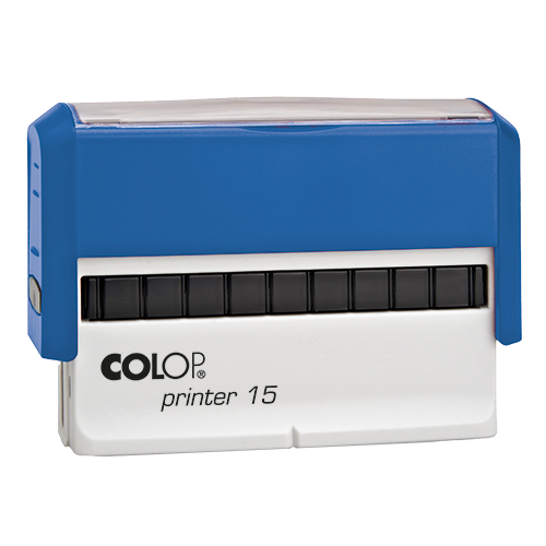 Podłużny Colop Printer 15 - niebieski