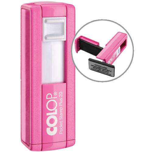 Colop Pocket Plus 20 - różowy