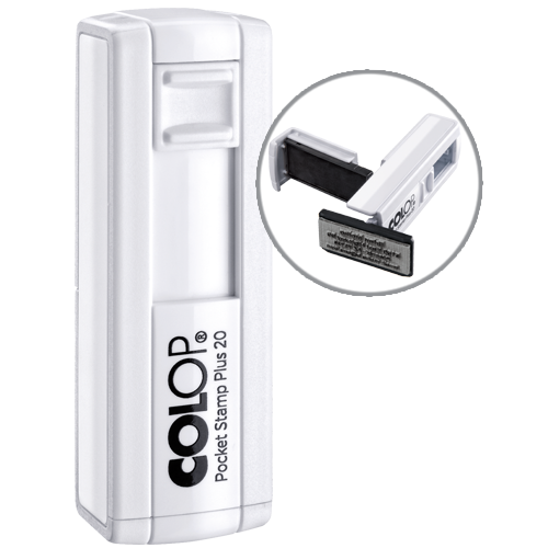 Colop Pocket Plus 20 - biały