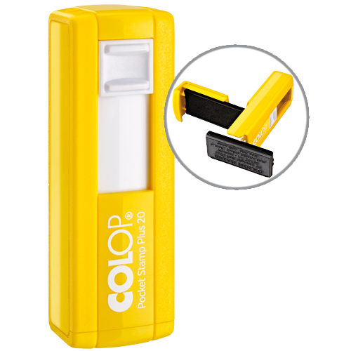 Colop Pocket Plus 20 - zółty