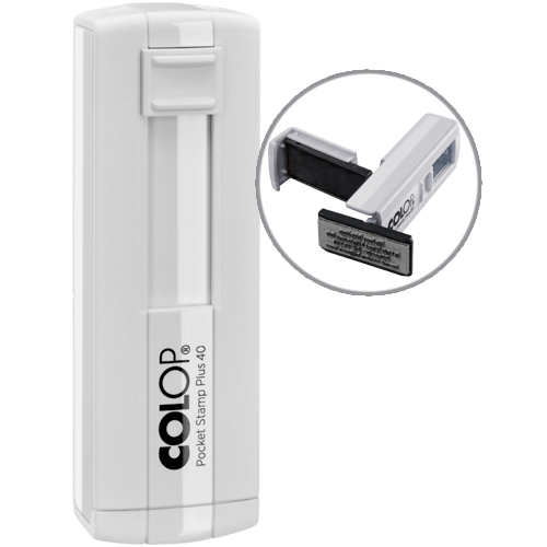 Colop Pocket Plus 40 - biały