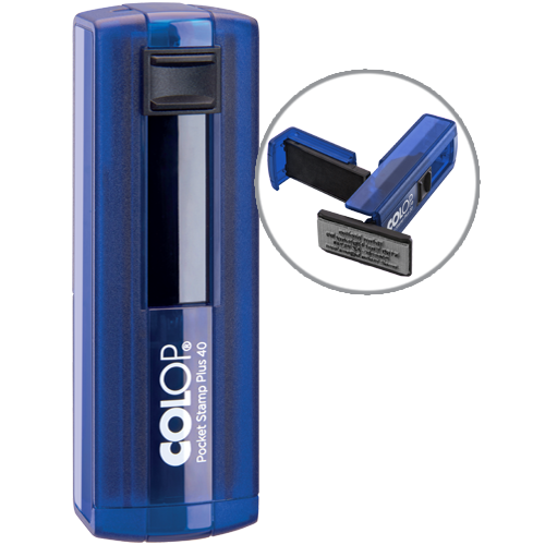 Colop Pocket Plus 40 - indigo