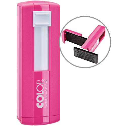 Colop Pocket Plus 40 - różowy