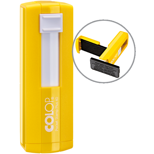 Colop Pocket Plus 40 - żółty