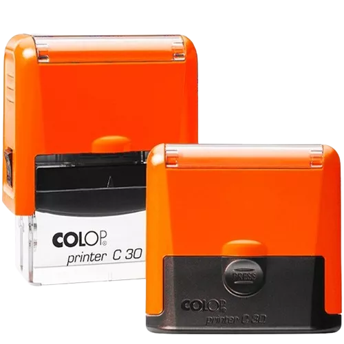 Colop Printer Compact C30 PRO - neonowy pomarańczowy