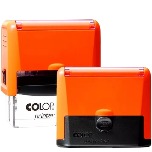 Colop Printer Compact C40 PRO - neonowy pomarańczowy
