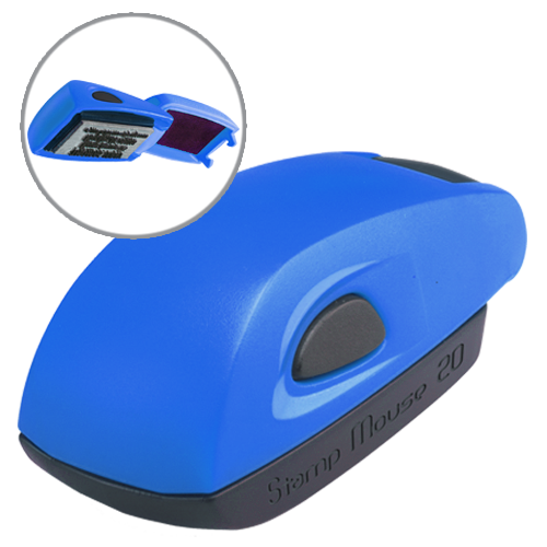 Colop Stamp Mouse 20 - niebieski