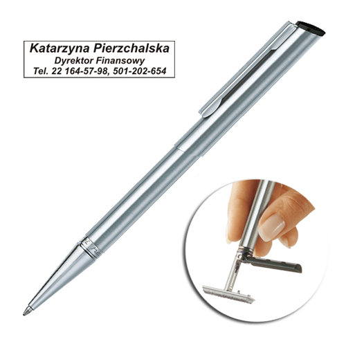 Długopis z pieczątką HERI - Długopis z pieczątką Heri Diagonal 3000