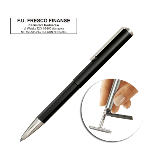 Długopis z pieczątką HERI - Długopis z pieczątką Heri Heri Styling Effect 3102